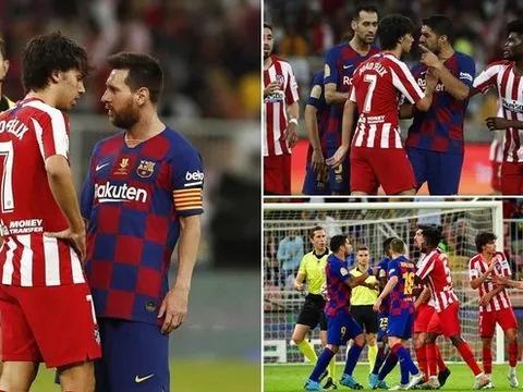 Messi - Suarez nóng máu, dằn mặt 'đàn em Ronaldo' ngay trên sân