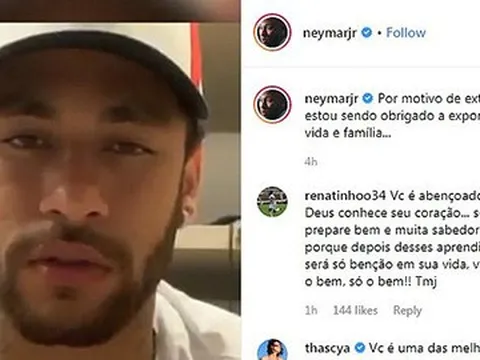 Neymar khóc nức nở trước cáo buộc hiếp dâm