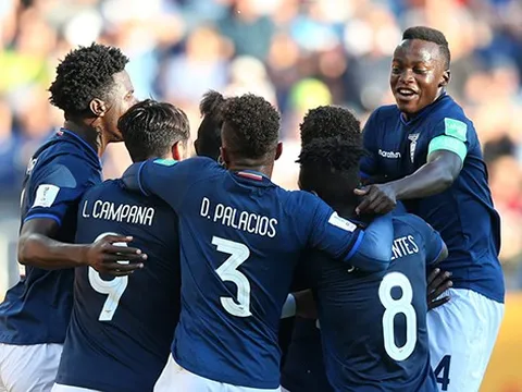 Nhấn chìm Uruguay, Ecuador giành quyền vào tứ kết U20 World Cup