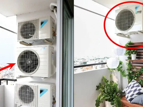 Những nhà lắp điều hòa ở ban công cần chú ý điều này