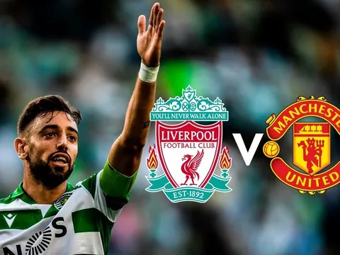 Bruno Fernandes dự khán trận Liverpool - MU, ra mắt sau đó 3 ngày