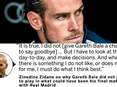 Lửa thiêu Berna-Bale; Zidane huỷ diệt học trò với tuyên bố tàn nhẫn!