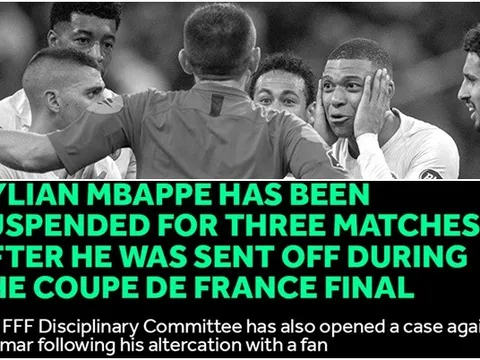 XONG! Neymar chưa thoát, đến lượt Mbappe mang hung tin cho PSG