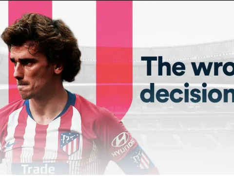 Phải chăng Griezmann đã sai lầm khi ở lại Atletico Madrid?