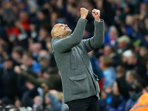 Phản ứng của Pep Guardiola sau khi đòi lại ngôi đầu bảng