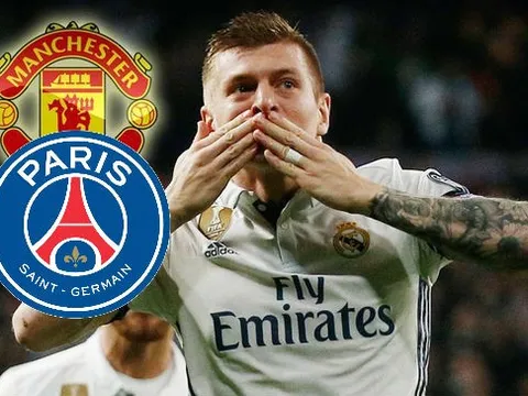 Hào phóng chi thêm 18 triệu bảng, PSG cho M.U 'hít khói' vụ trụ cột Real
