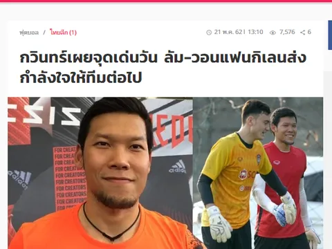 "Quái thú" ĐT Thái Lan: Văn Lâm rất tốt, nhưng Voi chiến sẽ giành chiến thắng