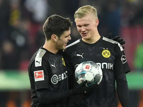 Ra mắt hoàn hảo, Haaland được thầy khen ngợi hết lời: "3 bàn đó thực sự khó tin"