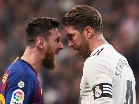 Ramos phá vỡ sự im lặng sau pha va chạm với Messi