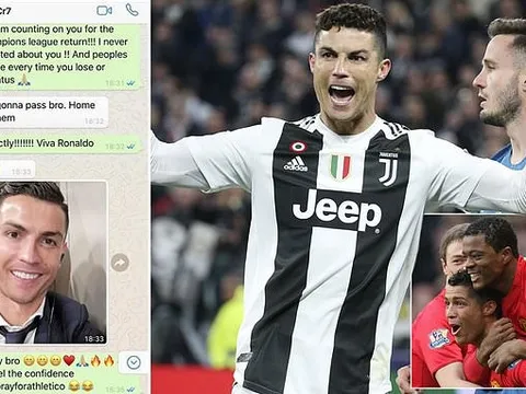 Ronaldo nói với cựu sao M.U trước trận gặp Atletico: "Tôi sẽ hủy diệt họ"