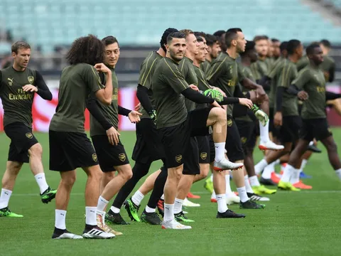 Đại chiến cận kề, đây là biểu hiện của dàn sao Arsenal trên sân tập