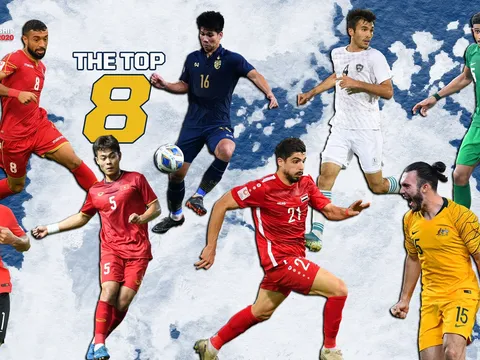 Top 8 cầu thủ xuất sắc lượt 2 vòng bảng: U23 Việt Nam góp 1 cái tên
