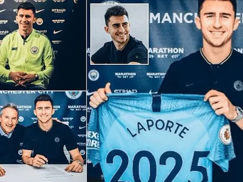 "Siêu hậu vệ" rạng rỡ ký giao kèo mới với Man City