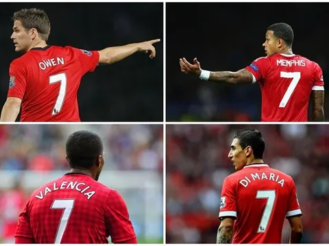 Số phận các 'số 7' của Man Utd ra sao từ khi Ronaldo ra đi?