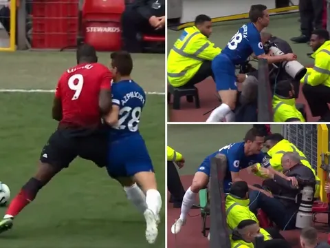 SỐC! Bị Lukaku 'húc văng', đội trưởng Chelsea vẫn nói lời 'quân tử'