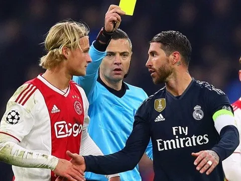Ramos có thể bị cấm hai trận ở Champions League vì tẩy thẻ