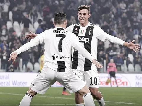 Dybala và Ronaldo rủ nhau lập công, Juventus vùi dập Frosinone 3 bàn không gỡ