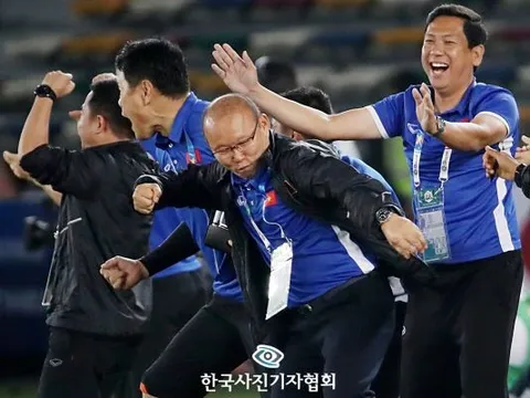 Ảnh chụp HLV Park Hang-seo đoạt giải nhất báo chí Hàn Quốc