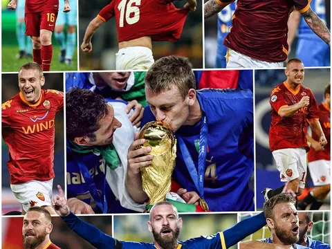 Thế giới "chào tạm biệt" De Rossi thế nào?