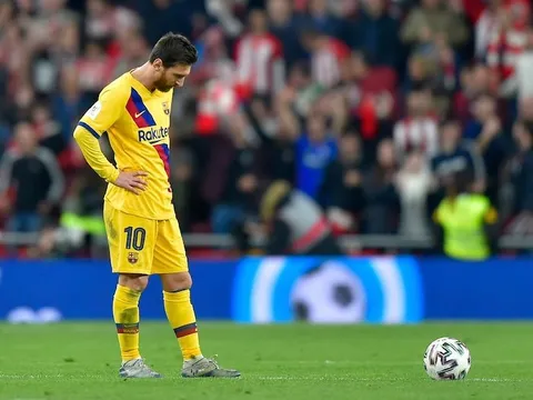 Thua Athletic Bilbao, Barcelona chia tay Cúp nhà Vua