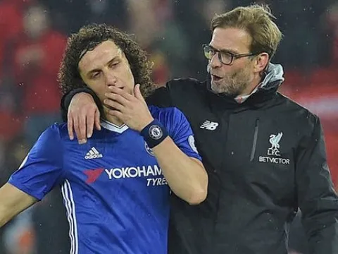 Tiết lộ: David Luiz khen ngợi Klopp trước khi trận đấu với Liverpool diễn ra