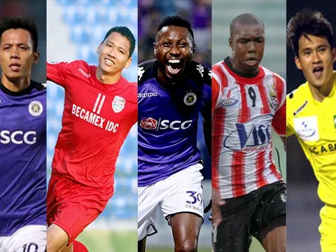 Top 10 chân sút xuất sắc nhất lịch sử V-League: Nhà vua Samson, Công Vinh xếp thứ 3