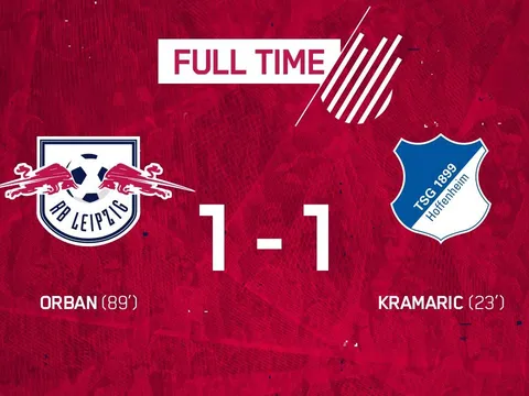TRỰC TIẾP RB Leipzig 1-1 Hoffenheim: 90 phút kịch tính (KT)