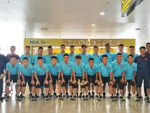 U18 Việt Nam lên đường tham dự giải U18 Quốc tế