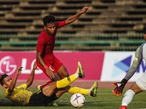 U22 Malaysia và U22 Indonesia cưa điểm siêu kịch tính