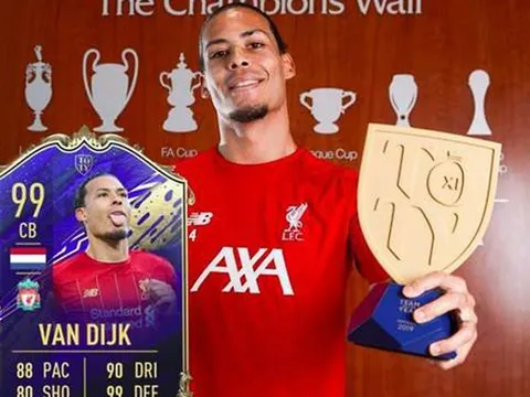 Van Dijk lập kỷ lục khó tin trong FIFA 20