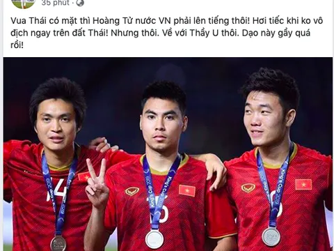 "Vua Thái có mặt thì Hoàng Tử Việt Nam phải lên tiếng thôi..."