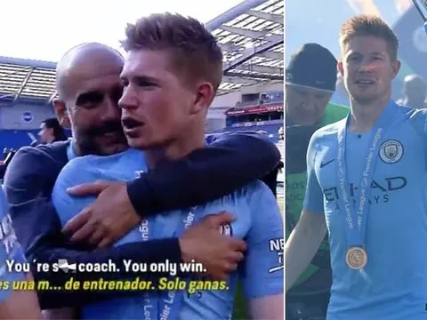 Vừa vô địch, De Bruyne đã gọi Guardiola là 'c*t'