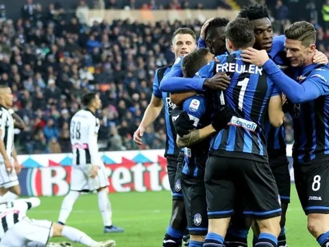 Vượt mặt các đại gia, đội bóng này vươn lên xếp thứ 4 tại Serie A