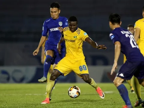 Cựu sao U22 Việt Nam nổ súng, B.Bình Dương vẫn trắng tay trước SLNA