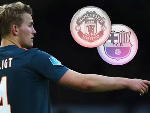 Xác nhận! Barca bị M.U 'cuỗm' mất De Ligt vì lý do không ngờ