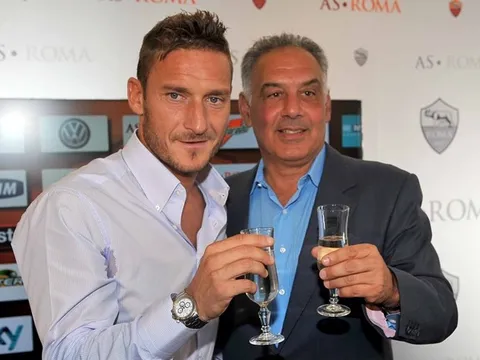 Xác nhận: Francesco Totti đang trên đường rời AS Roma