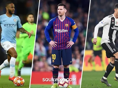 Xếp hạng 10 ngôi sao tấn công hiệu quả nhất châu Âu: "Chú Tư" Ronaldo