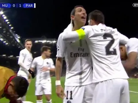 SỐC: Di Maria văng tục với khán giả Old Trafford