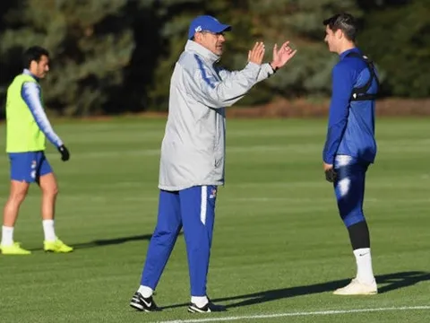 Được Sarri chỉ dẫn nhiệt tình, cơ hội của Morata lại nhen nhóm?