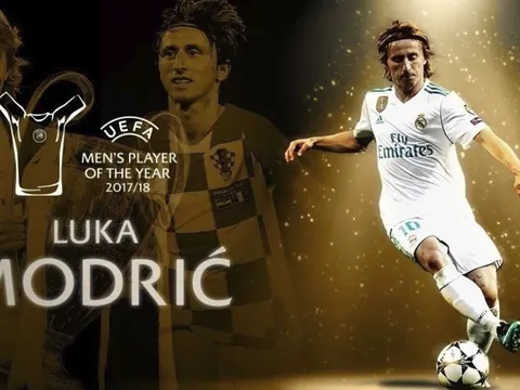 UEFA công bố số điểm của top 10 cầu thủ xuất sắc nhất: Ronaldo kém xa Modric