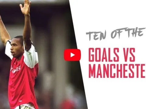 10 bàn thắng tuyệt đẹp của Arsenal vào lưới Man Utd