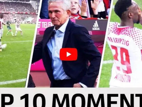 10 khoảnh khắc ấn tượng nhất Bundesliga tháng 10