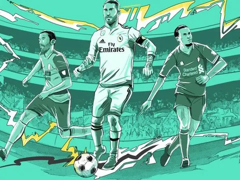 10 trung vệ xuất sắc nhất năm 2018: Van Dijk chỉ xếp thứ 4