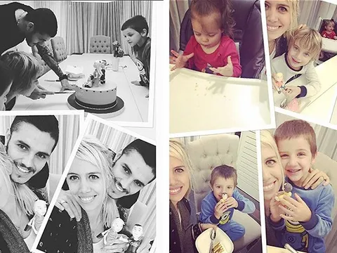 'Chồng đảm' Icardi tổ chức sinh nhật ấm cúng cho vợ yêu