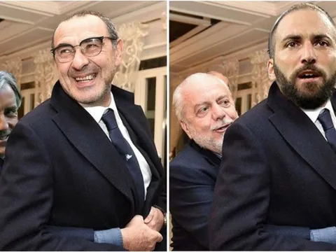 Cư dân mạng đổ xô chế cảnh ôm nồng cháy của HLV Sarri