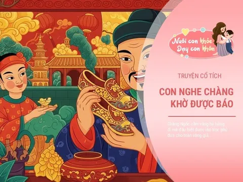 Truyện cổ tích: Anh khờ được kiện