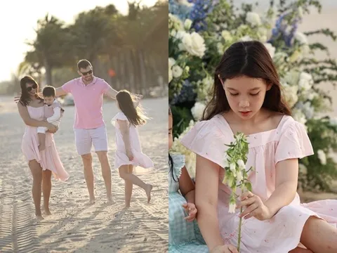 Sao Việt 24h: Hà Anh khoe khoảnh khắc gia đình nô đùa trên biển dịp nghỉ lễ, tổ ấm "đẹp như tranh" khiến khán giả trầm trồ