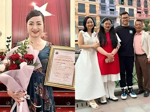 "Chị giúp việc" trên VTV ngoài đời là NSƯT được chồng yêu chiều, sở hữu biệt thự 8 tầng, 2 con đều theo nghề của bố