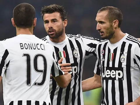 2 lão tướng Barzagli và Chiellini sắp nhận hợp đồng mới từ Juventus
