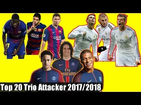 20 bộ ba tấn công hay nhất mùa này